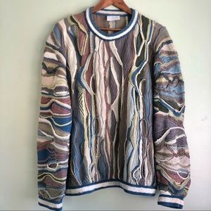 Vintage 80s neutral coogi sweater